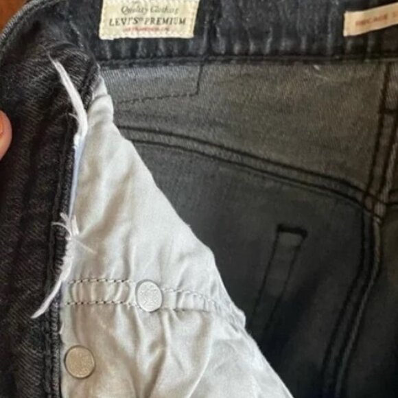 LEVIS Ribcage Straight Ankle 28x27 in Soda Spring - Picture 8 of 12